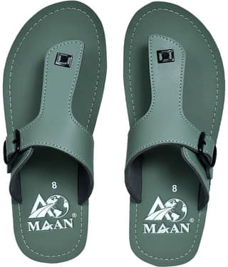 MAAN Sea Green Men's Thong Flip Flop