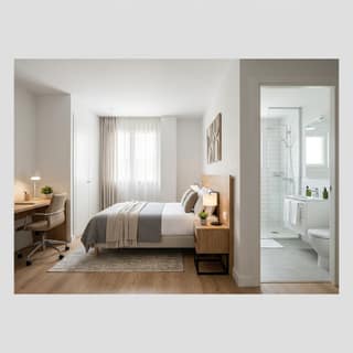 Premium Single Room with Attached Washroom