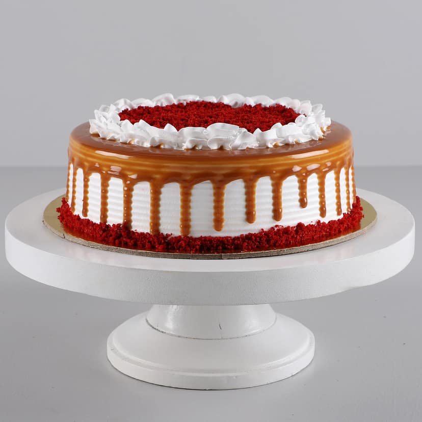 Scrumptious Red Velvet Cake Half Kg view 3