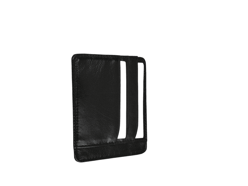 Master Crafts Leather Compact Card Holder - Black view 4