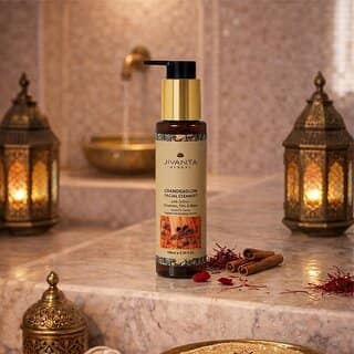 Jivanta Chandraglow Face Wash Glowing Skin, Deep Cleansing, Oil Control Pore Minimizing 100ml view 2