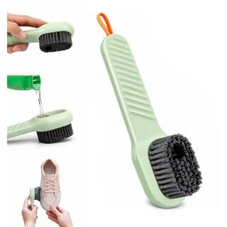 Shoe Cleaning Brush with Built-in Refillable Liquid Soap Dispenser | Non-Slip Handle | Durable Bristles for Effortless Cleaning of Footwear, Floors & Bathroom Surfaces