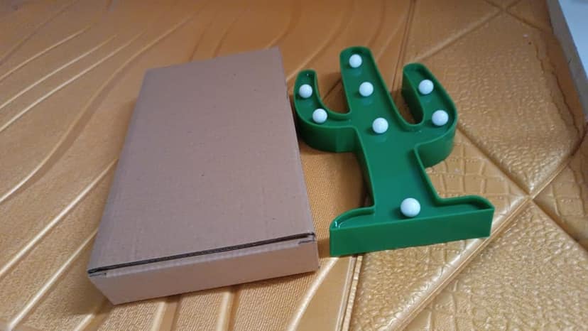 LED Cactus Light, LED Desk Lamp, LED Table Lamp (1 Pc / Battery not Included) view 8