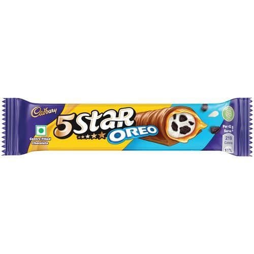 Cadbury 5 Star Oreo Chocolate Bar, 42 gm