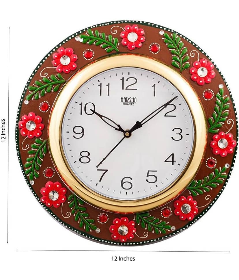 Ecraftindia Circular Analog Wall Clock view 2