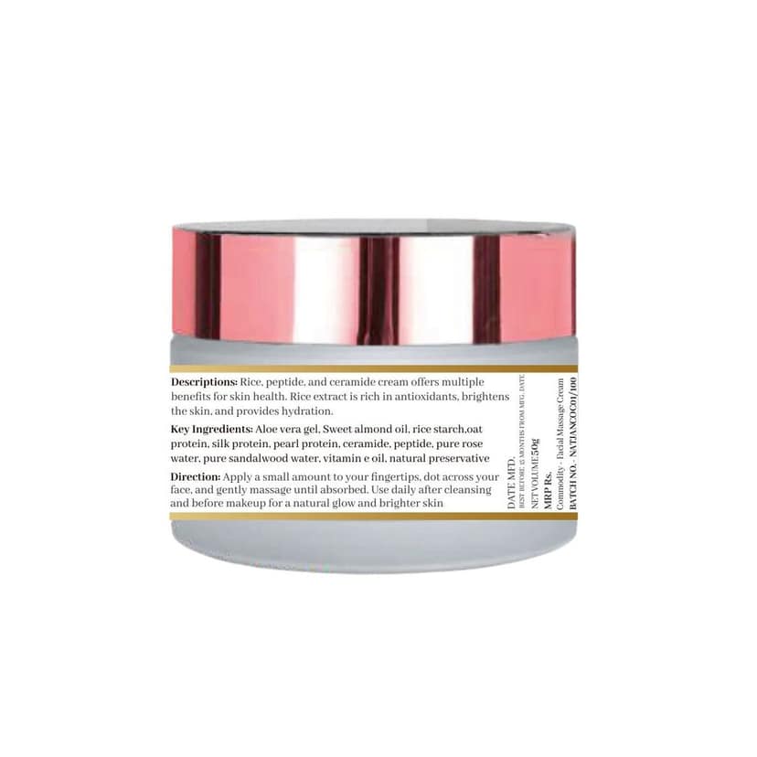 Barrier Repair Cream | Rice Peptides | Ceramides | Strengthen | Restore | Protect view 3