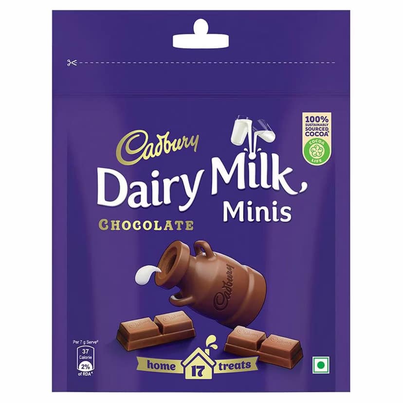 Cadbury Dairy Milk Home Treats Chocolate 140 Gms
