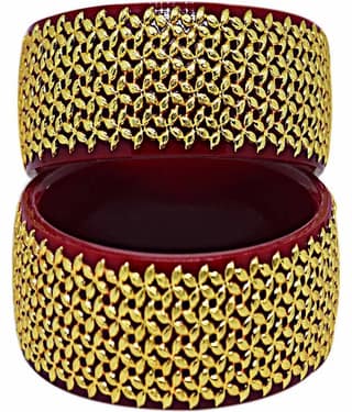 Bovzen Red Bangle ( Pack of 2 )