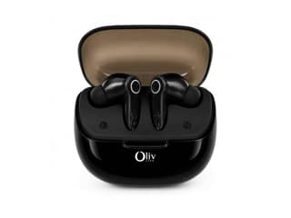 OlivLife NERO True Wireless Earbuds, Bluetooth 6.0 in-Ear Headphones with ENC Mic, 14H Playtime, Deep Bass, Premium Sound, Type-C Fast Charging Case - Black