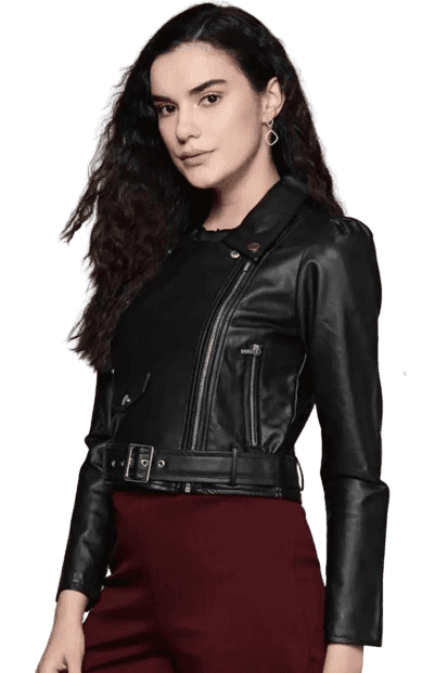 Women Leather Jacket view 3