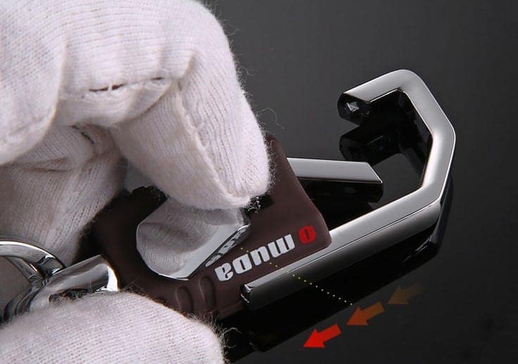 RainSound Metal hook Keychain for car bike Keys, Stylish Keyring for men view 4