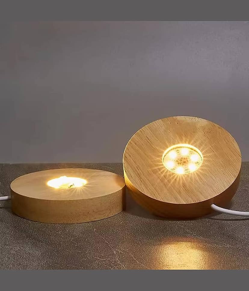 SHARUJA Gold Night Lamp ( Pack of 1 ) view 2