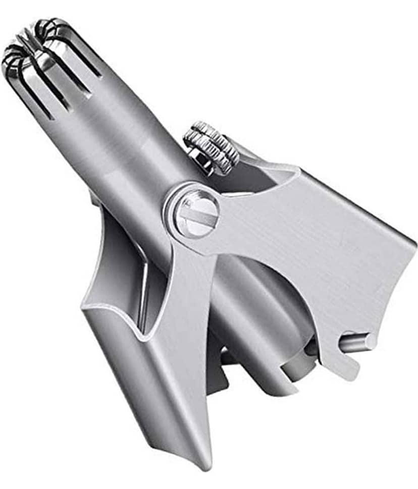 GKBOSS Nose Hair Remove Silver Corded,Cordless Nose Trimmer With 60 minutes Runtime view 2