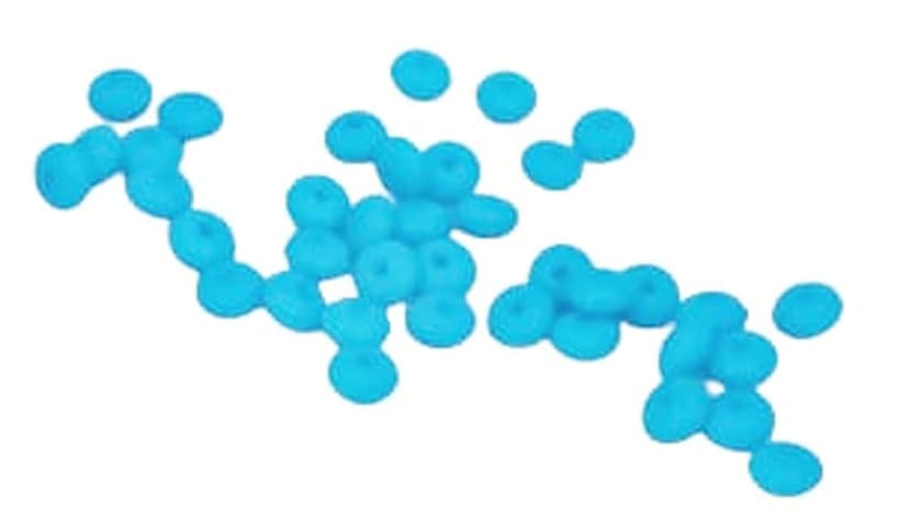 Mii Art Disk Beads for Jewelry Making Material,zari Work Beads(Size-7 mm)(Material-Plastic)1 Pack 50 gm view 2