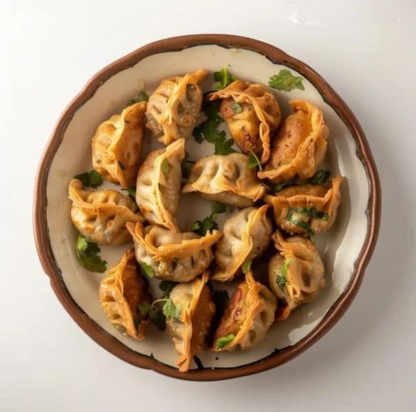 Chicken pan fried momo[8 pcs]