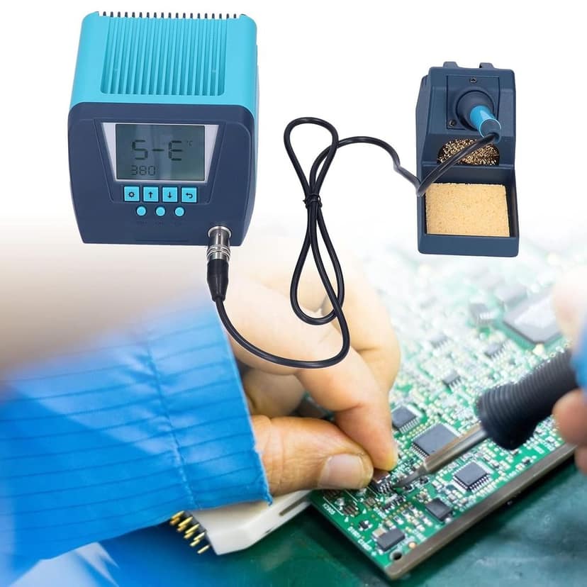Digital Solder Irons Set, Soldering Iron Station Kit Compact for Metal Desoldering for Welding(European plug) view 9