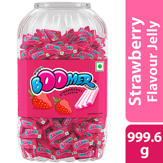 Wrigleys Boomer Strawberry Flavoured Bubble Gum - For Fun & Sharing, 999.6 g (294 Units x 3.4 g each)