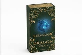 BelvianX Premium dragon 6 inch big size Textured for Men | Pack of 1| Skin Color