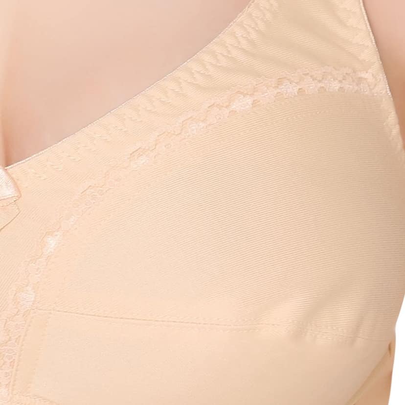 Bodycare polycotton wirefree adjustable straps designer non padded bra-1585BBS view 4