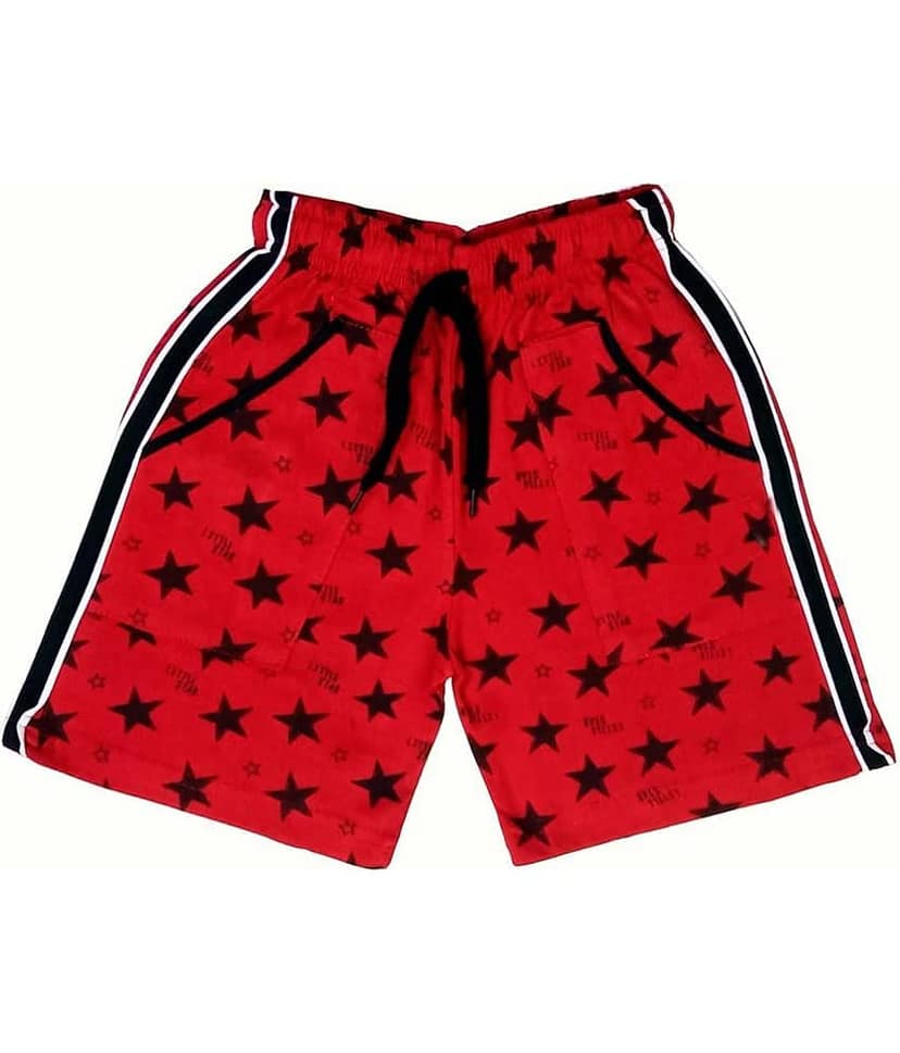 atlans Pack of 2 Cotton Blend Shorts For Boys ( Gray ) view 2