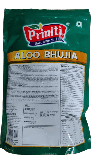 Priniti Aloo Bhujia - Crispy & Delicious Indian Snack view 3