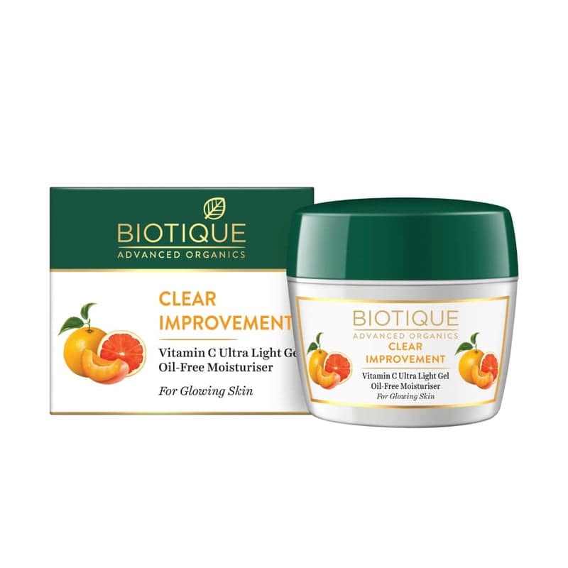 Biotique Advanced Organics Clear Improvement Vitamin C Ultra Light Gel Oil-Free Moisturiser 175g