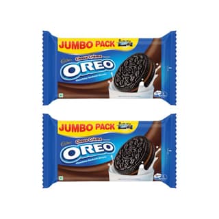 Cadbury Oreo Chocolate Flavour Sandwich Cream Biscuits - Pack of 2
