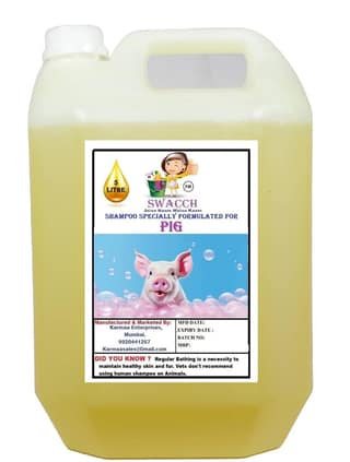 Swacch Shampoo Specially Formulated for Pig (5 Litre) Lemon