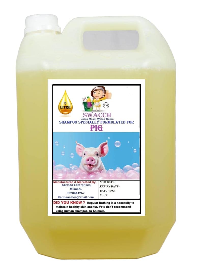 Swacch Shampoo Specially Formulated for Pig (5 Litre) Lemon