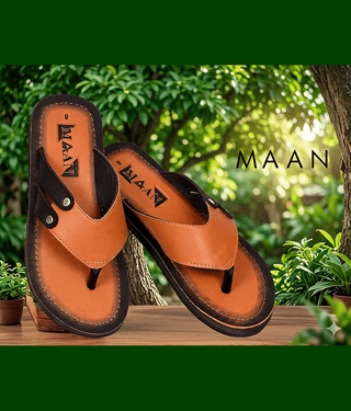 MAAN Ola tan Tan Men's Thong Flip Flop