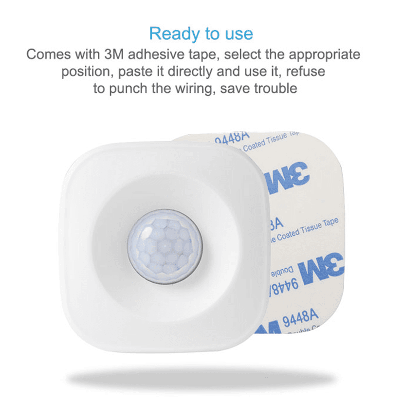 AUSHA Smart Human Motion Sensor | WiFi / ZigBee PIR Detector with Real-Time App Alerts view 4