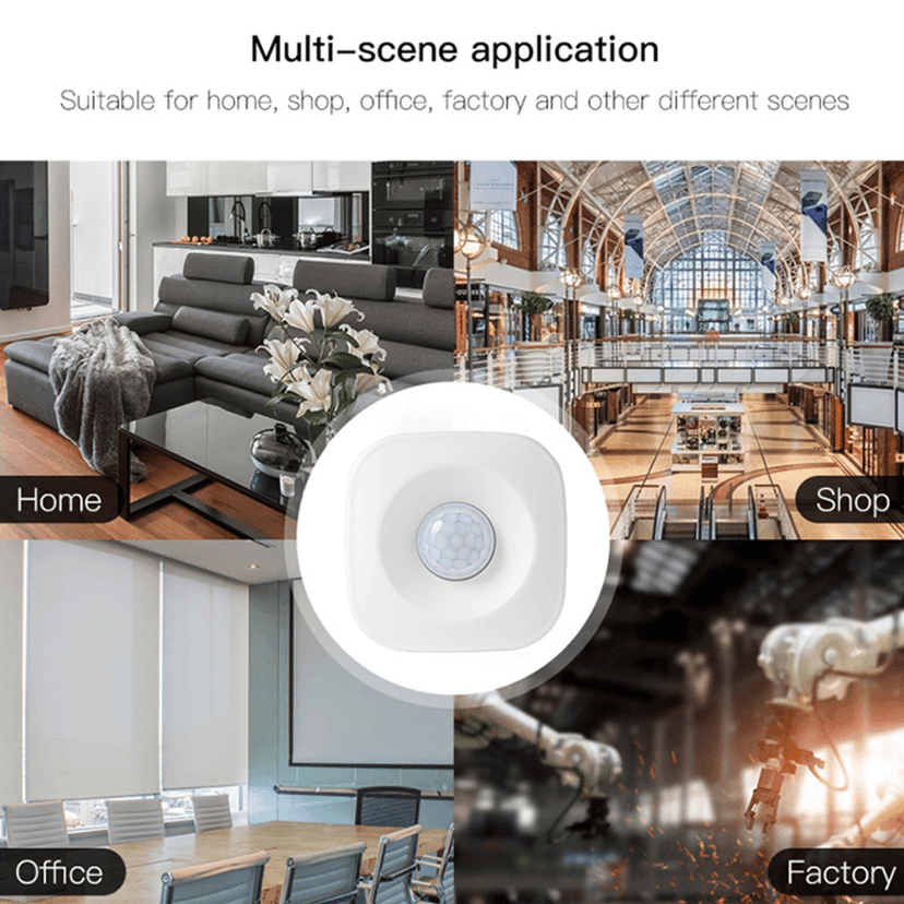 AUSHA Smart Human Motion Sensor | WiFi / ZigBee PIR Detector with Real-Time App Alerts view 9