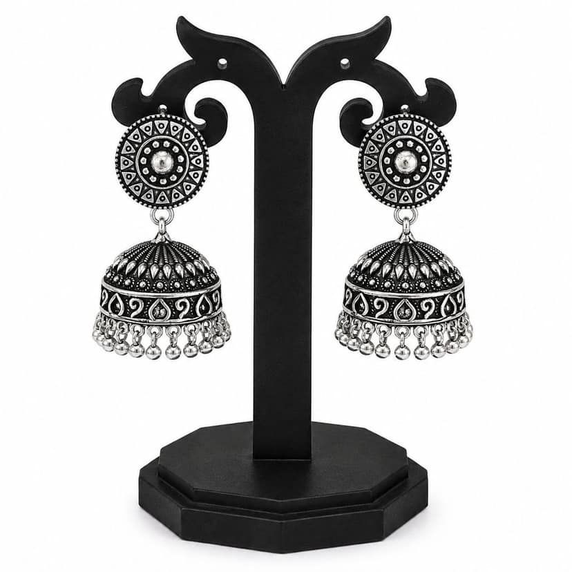Metal Topli Earring