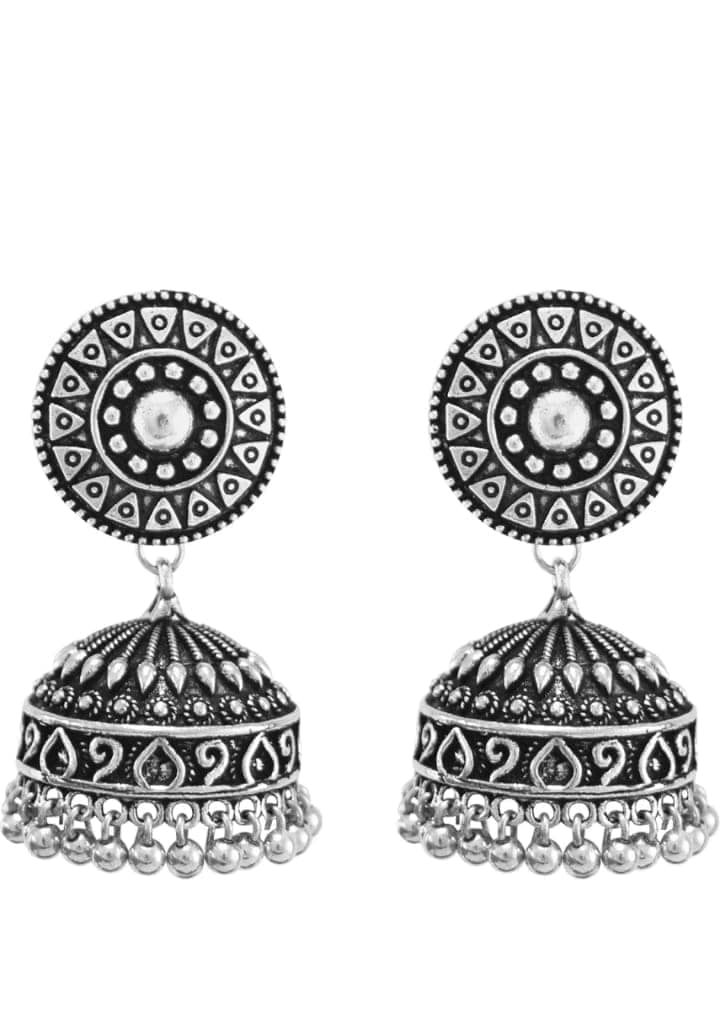 Metal Topli Earring view 2