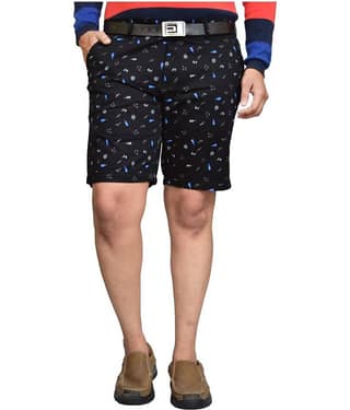 American Noti Black Shorts