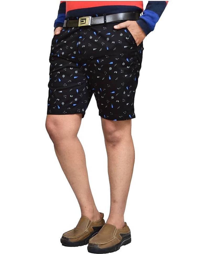 American Noti Black Shorts view 2