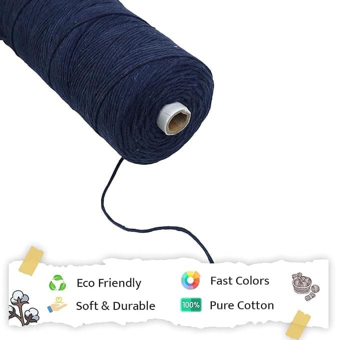 Pari 2mm Cotton Macrame Cords Online at Best Price in India view 3