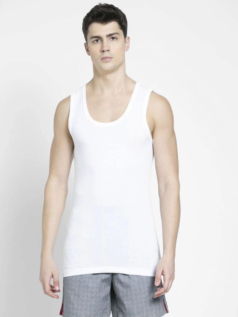 Jockey Men's 8820 Pack of 2 SleeveLess Vests view 2