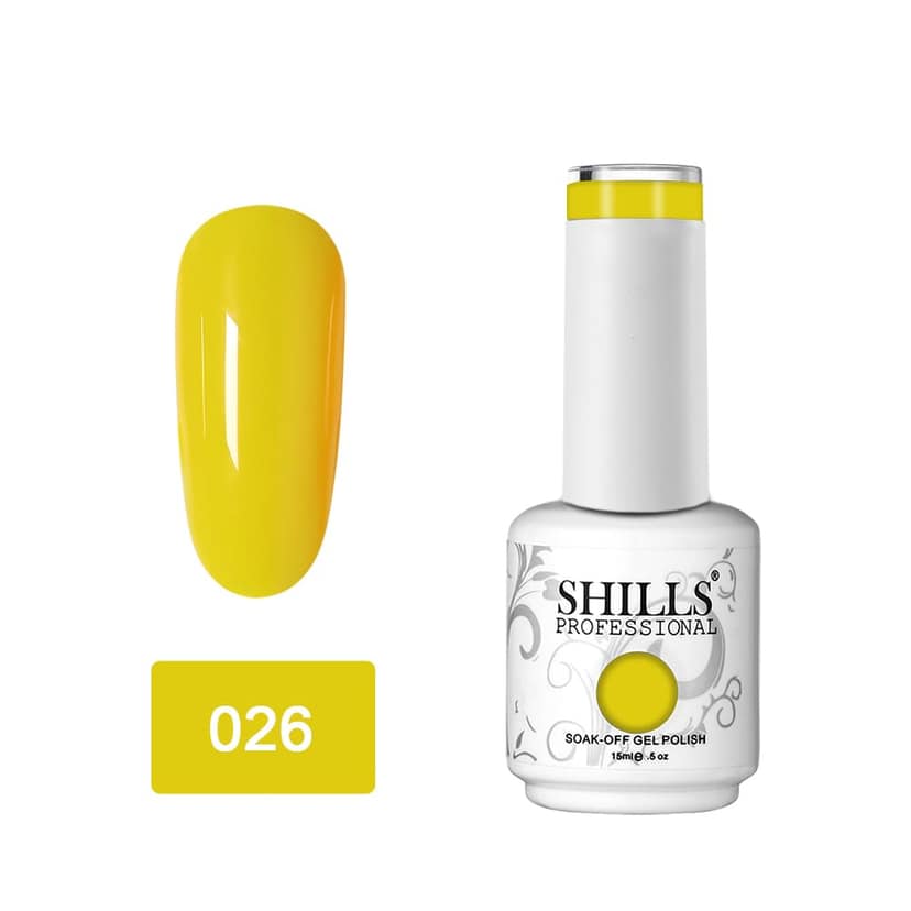 SHILLS PROFESSIONAL UV/LED Soak Off Gel Polish Color shade 26. SHILLS PROFESSIONAL UV/LED Soak Off Gel Polish Color shade 26. - Shade 026 / 15 ml (Pack of 1) view 2