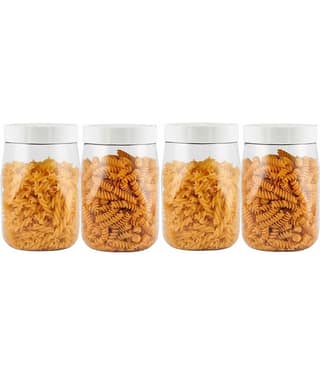 PearlPet - White Polyproplene Utility Container ( Pack of 4 )
