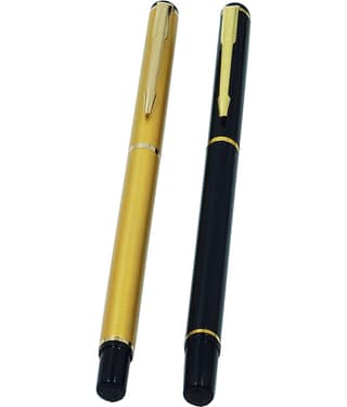 Auteur, Stylish and Classic Red and Black Roller Ball Pen Combo - Set of 2