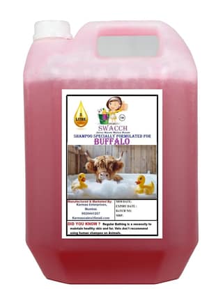 Swacch Shampoo Specially Formulated for Buffalo (5 Litre) Strawberry