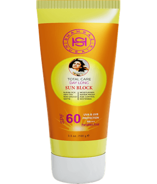 Shahnaz Husain Total Care Day Long Sun Block - SPF-60 - 100 gm