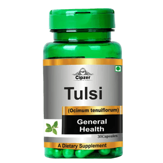 Cipzer Tulsi (60 Capsules): Holy Basil Immune Support, Respiratory Wellness & Stress Adaptogen