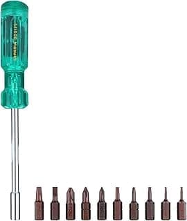 Taparia Alloy Steel Bds 125 Steel Bit Driver Kit (Green)