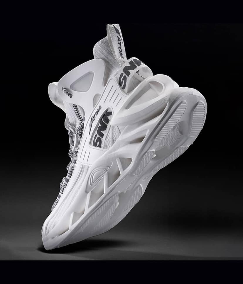 ATOM Alphabounce White Men's Sneakers