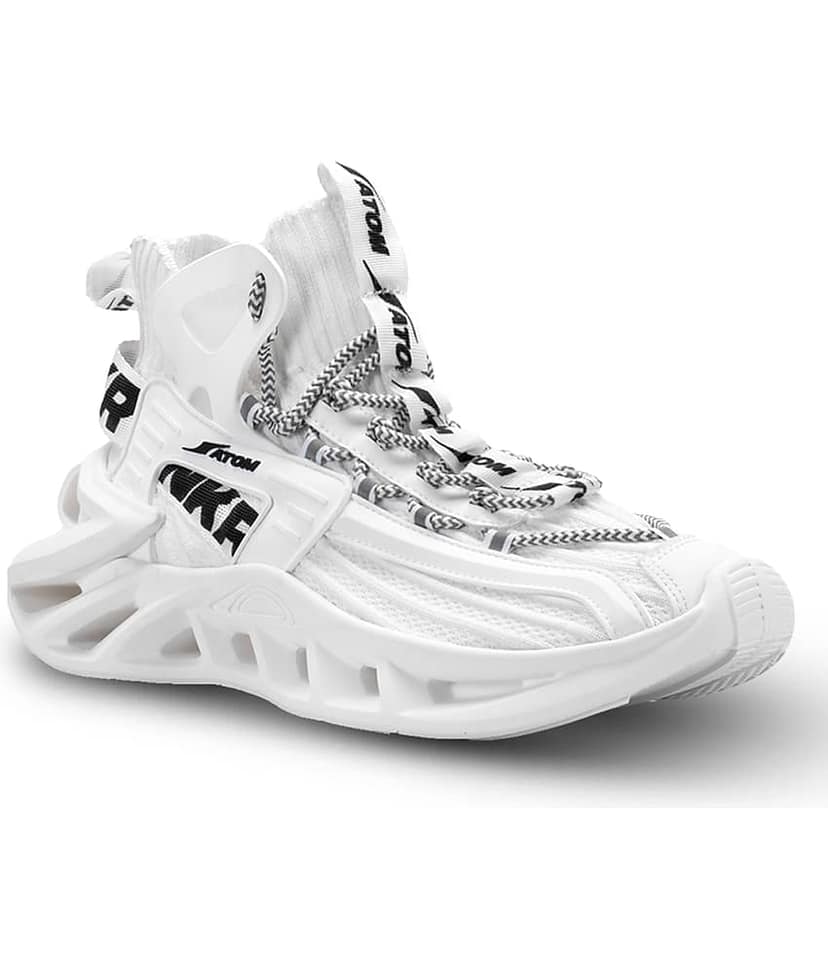 ATOM Alphabounce White Men's Sneakers view 2