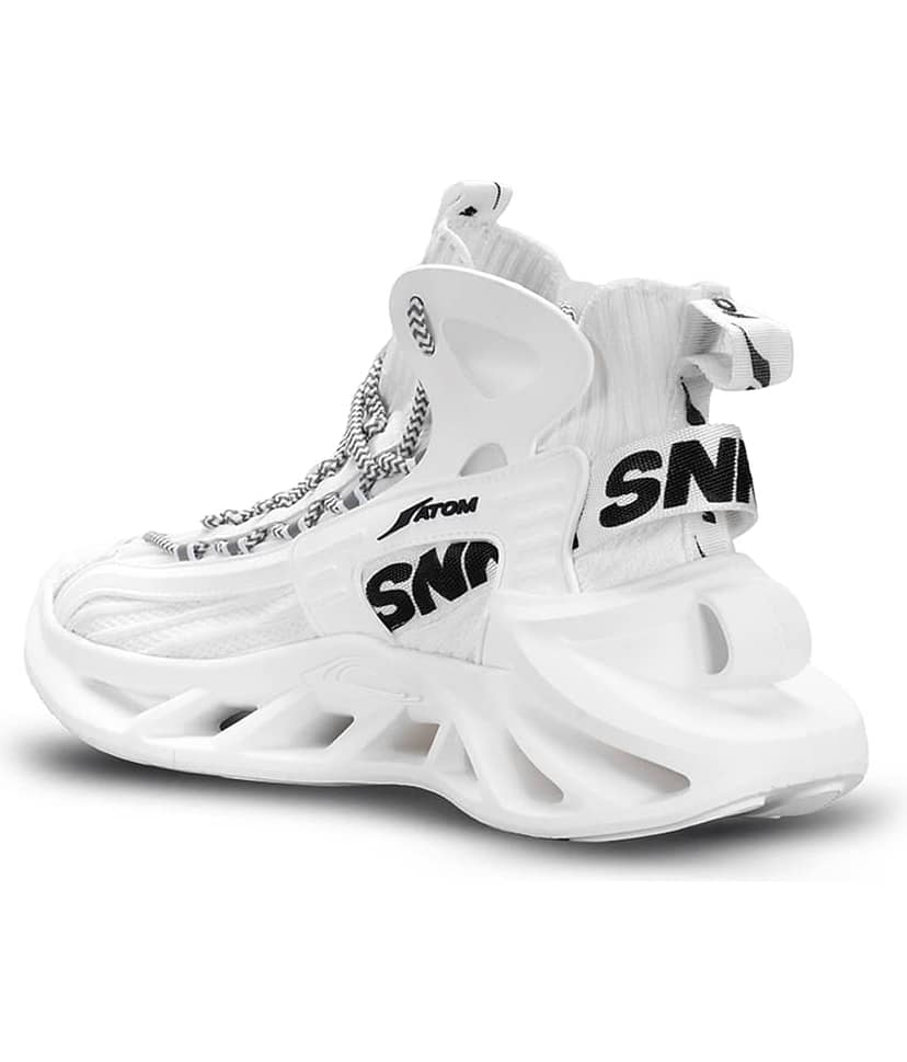 ATOM Alphabounce White Men's Sneakers view 4