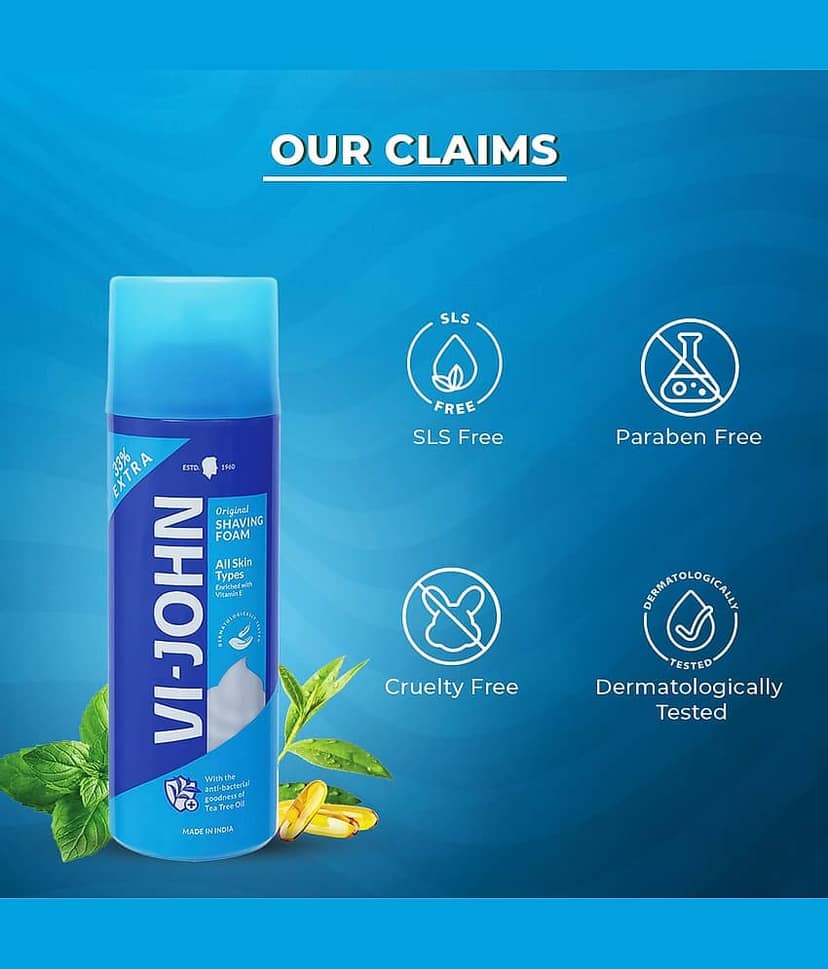 Vi-John All Skin Type Shaving Foam 400 g view 2