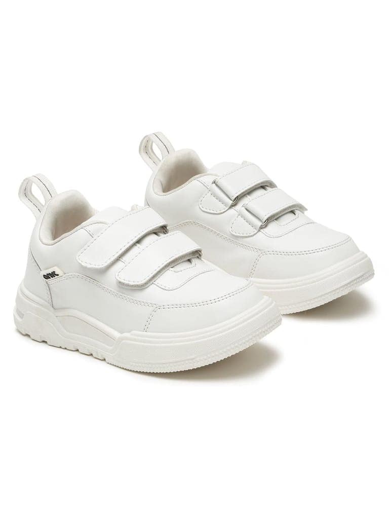 SuperKool Comfortable & LightWeight Lace-Free Sneakers - White (Unisex) view 3